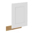 Ajtó mosogatógéphez, fehér/fehér/artisan tölgy, LULA ZM 570x446