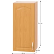 Felső konyhaszekrény, Éger, Balos, LORA MDF NEW KLASIK W40 / 735
