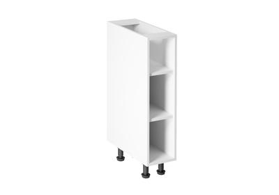 Linea White D20P alsó konyhaszekrény, fehér / arany