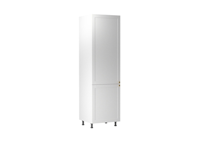 Linea White D60R-P-L alsó konyhaszekrény, fehér / arany