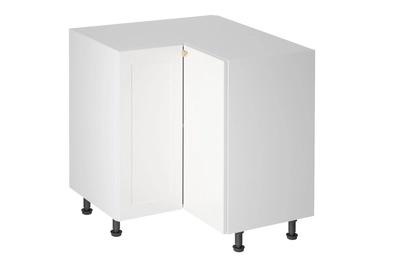 Linea White D90n alsó konyhaszekrény, fehér / arany