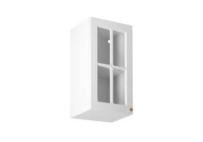 Linea White G40S felső konyhaszekrény, fehér / arany