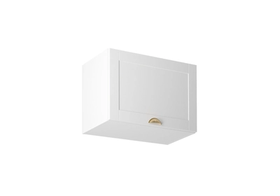 Linea White G60K felső konyhaszekrény, fehér / arany
